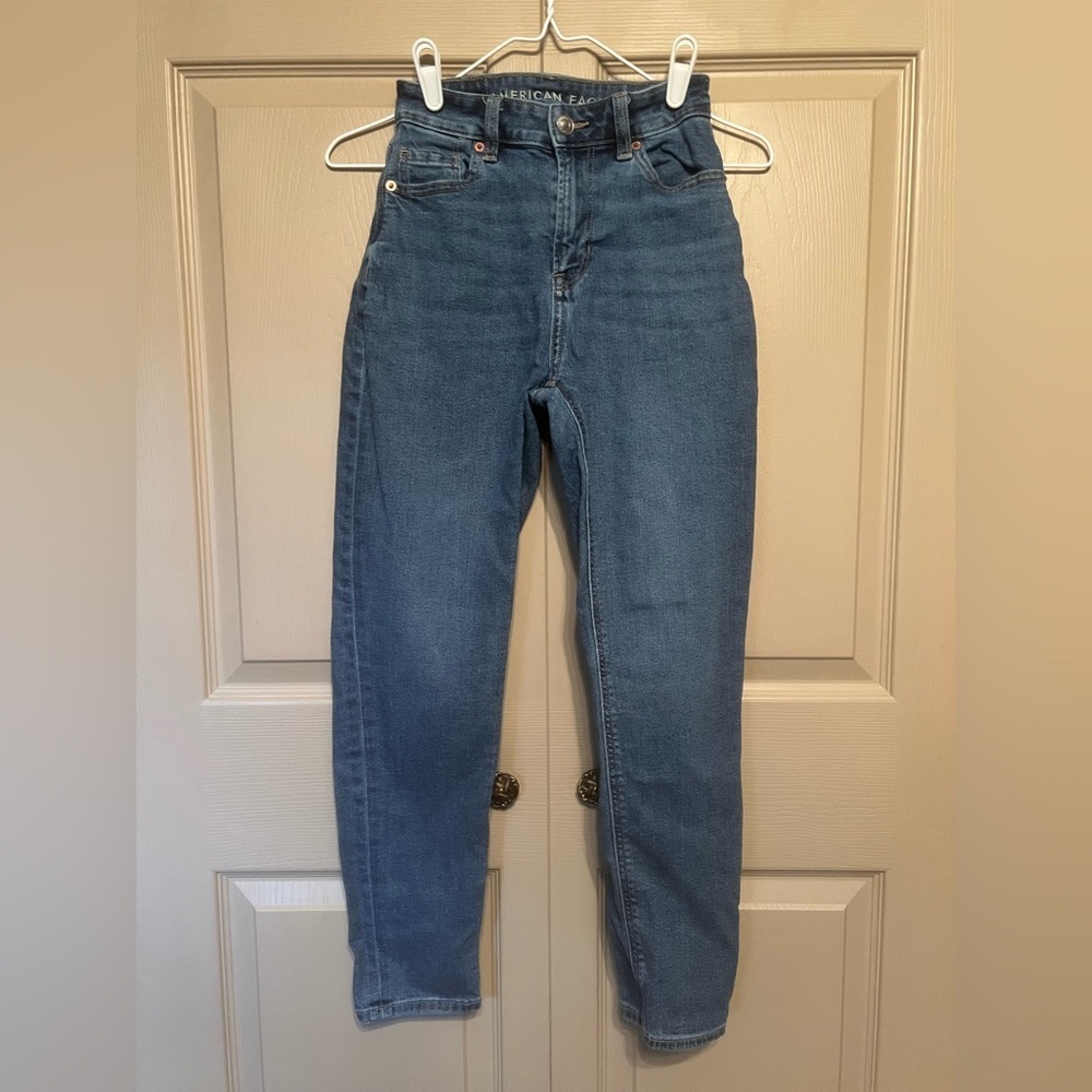 American Eagle Outfitters High Rise Blue Denim Jeans